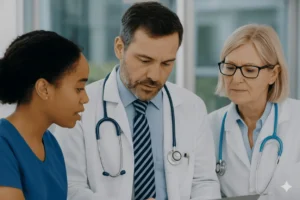 Imagen o gráfico que representa la evolución positiva del tratamiento, mostrando una mejora continua en la salud o una curva de progreso de recuperación.